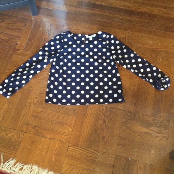 Fancy polka dotted top