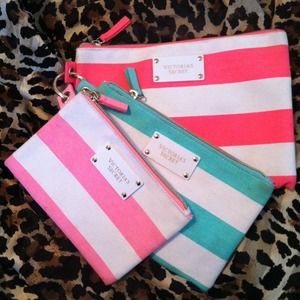 Victoria's Secret Cosmetic Bag 3 piece Set
