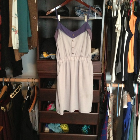 Gray, navy with small accents as buttons & pockets - Picture 1 of 2