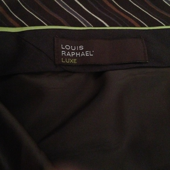 Louis Raphael Flat Front Dress Slacks - Perfect - Picture 2 of 3