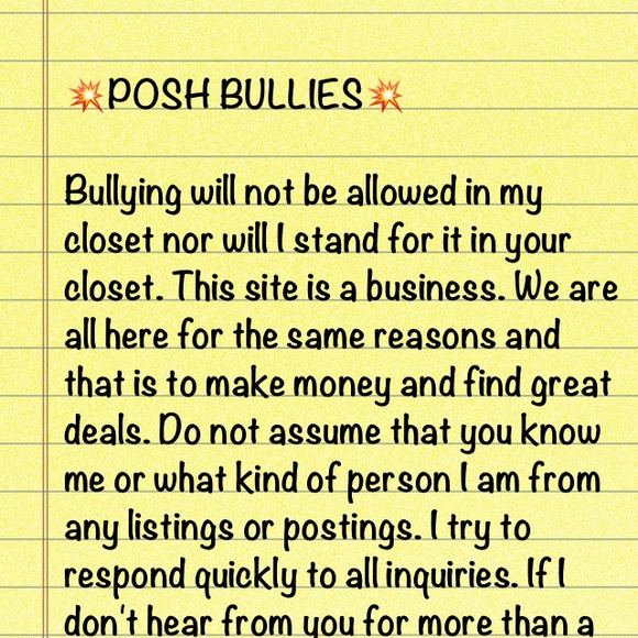 Posh Bullying