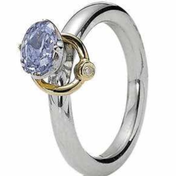 ON HOLD Genuine amethyst pandora reminder ring