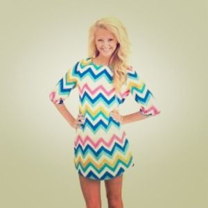 Chevron Dress NWT
