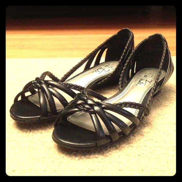 LifeStride Black Mateo Sandal