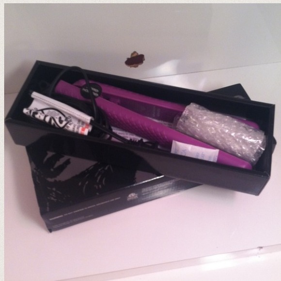 Purple ceramic flat iron