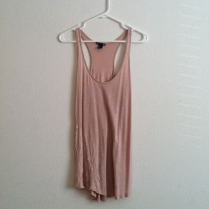 ❗HOLD❗H&M long pink tank top/dress