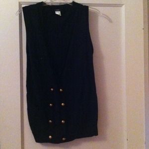 J. Crew sweater vest size large. Worn twice for W