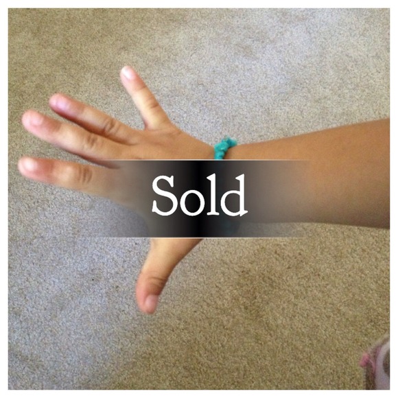 Turquoise bracelet baby girl native Indian jewelry