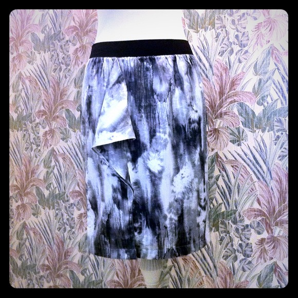 Watercolor pencil skirt