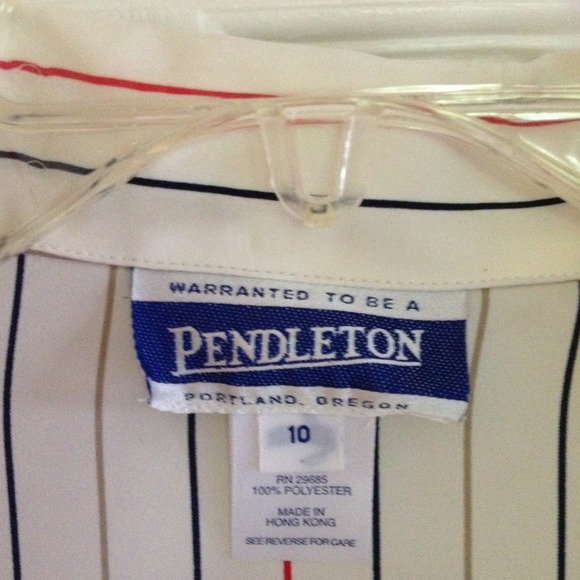 Basic Pendleton Blouse, classic - Picture 2 of 3
