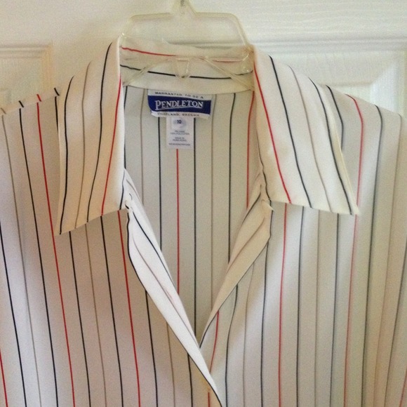 Basic Pendleton Blouse, classic - Picture 3 of 3