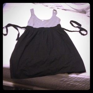 Gray & black T-shirt dress!