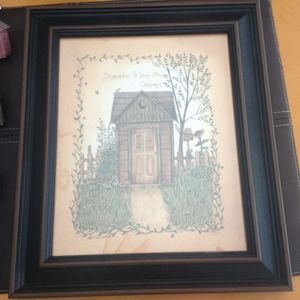 Moms Country shower curtain set.