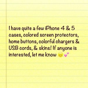 iPhone 4 & 5 accessories :)