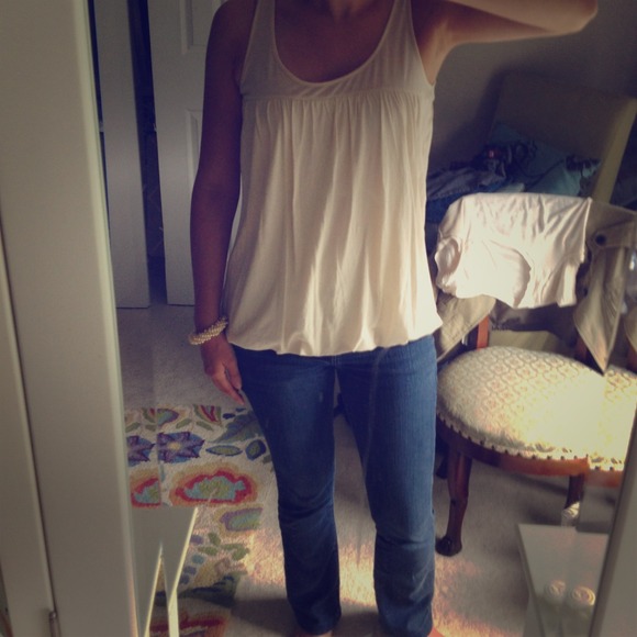 J.Crew blush tissue tee
