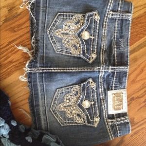 LAI Blue Jean Mini Skirt small