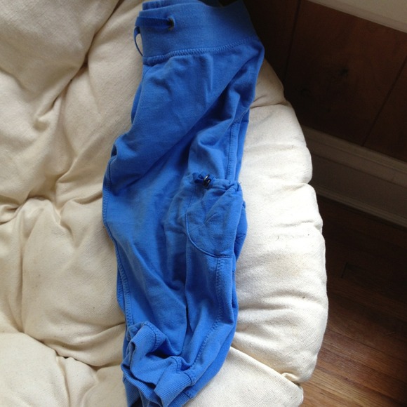Blue capris