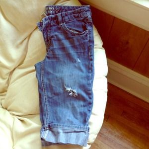 Denim capris