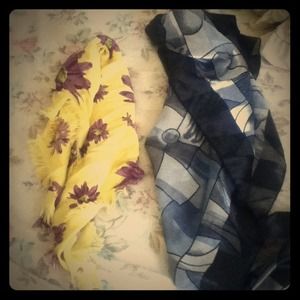 Lot of two scarfs!