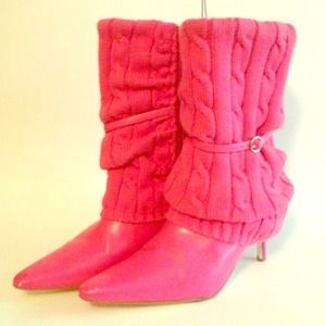 💛Just Reduced💛 Hot Pink Boots