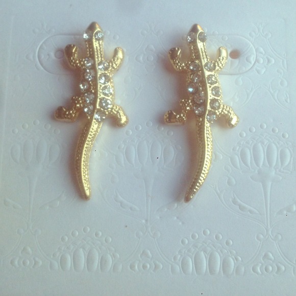Badass lizard earrings - Picture 1 of 1