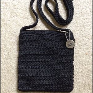 Cute crossover crochet bag