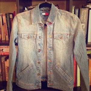 Tommy hilfiger fitted denim jacket