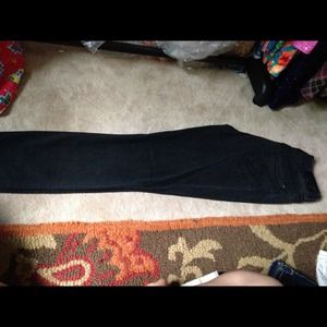 Black seven brand skinny jeans