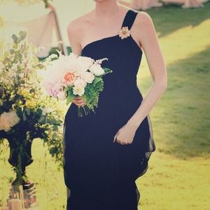 J. Crew Lucienne long silk chiffon dress