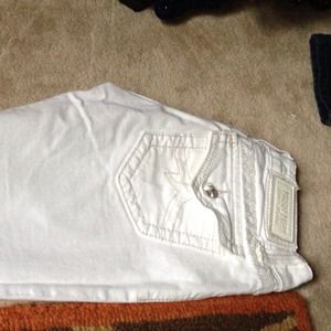 Winter white jeans