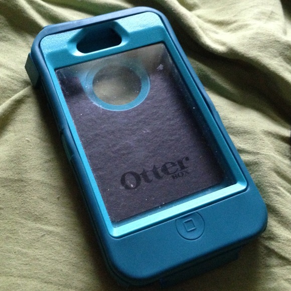 iPhone 4/4s teal OtterBox case