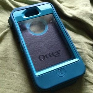 iPhone 4/4s teal OtterBox case