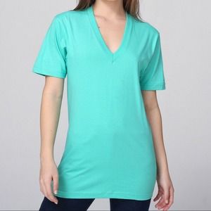 American Apparel V-neck Tee NEW