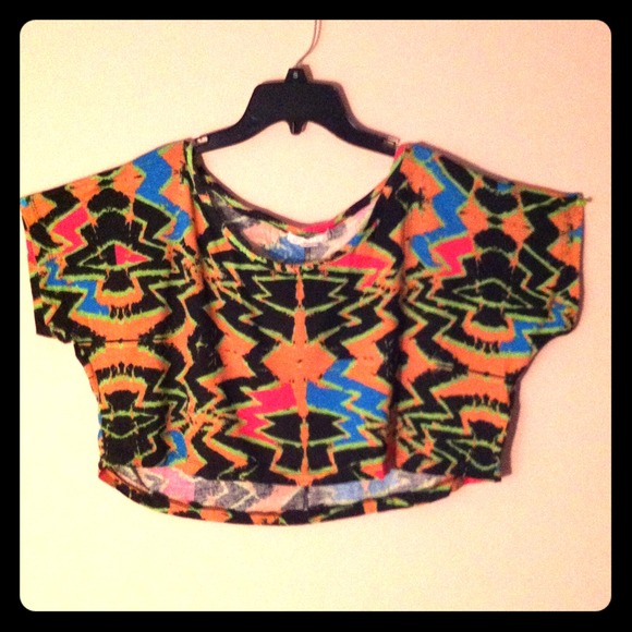 Forever 21 Colorful Crop Top