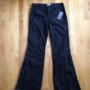 7 For All Mankind "Georgia" black pants
