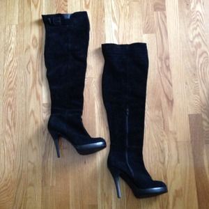 Bakers Shoes - Bakers "Elijah" over-the-knee black leather boots Bakers Shoes - Bakers "Elijah" over-the-knee black leather boots