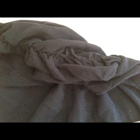 Sweet Rose navy ruffle sleeve 3/4 length cardigan - Picture 3 of 3