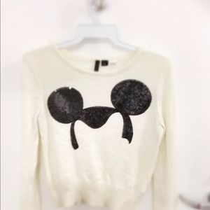 Sequins Mickey Mouse sweater