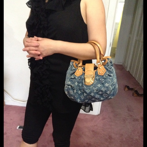 Additional pic denim lv bag