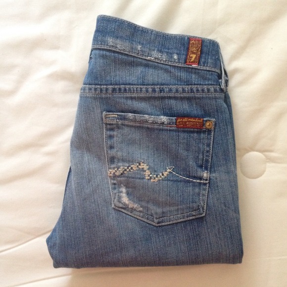 7 for all Mankind Denim - Straight Leg Jeans