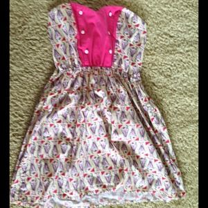 Milkshake print Topshop dress