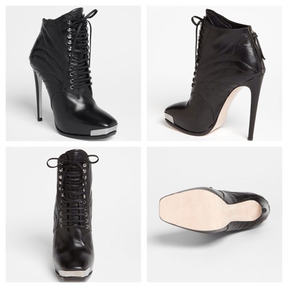 🎉❤HOST PICK❤🎉 ✨NEW✨ MIU MIU Leather ankle boots - Picture 4 of 4