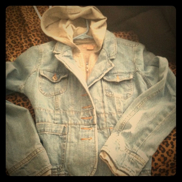 Jean Jackie with hoodie