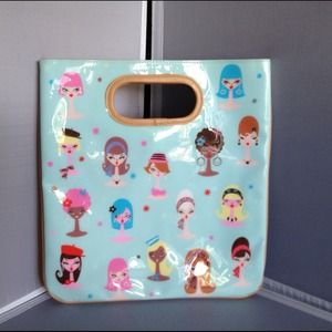 Cute Fluff brand retro pinup girly handbag