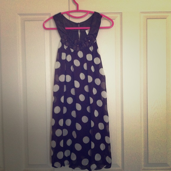 Polka dot bubble dress
