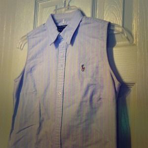Ralph Lauren Light Purple Polo Shirt