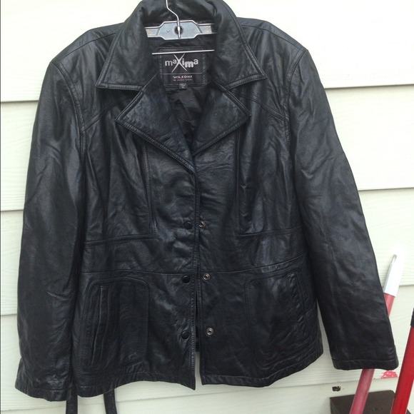 100%leather jacket
