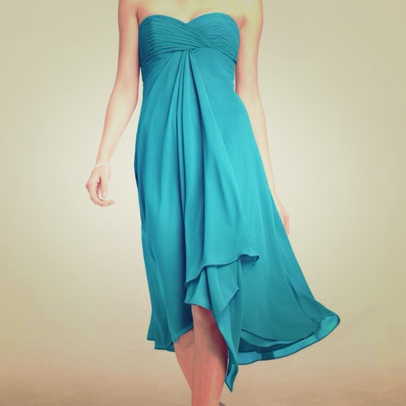 David's Bridal Strapless Dress  Style F12284