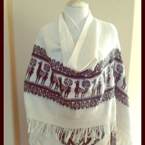 Cream Shawl