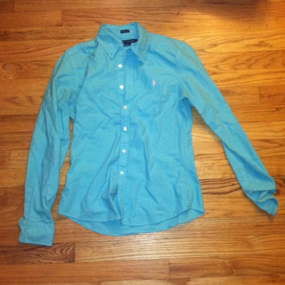 BUNDLE Polo button down and Ralph Lauren sweater